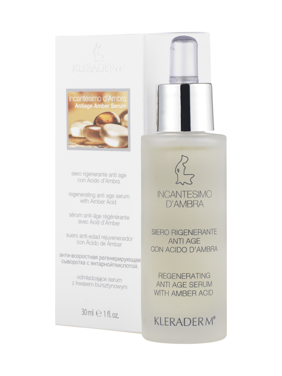 Восстанавливающая сыворотка с янтарем Anti Age Amber Serum Ambra KLERADERM