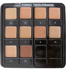 Палитра 10 - компактные пудры (основа) Palette 10 compact powder foundation CINECITTA