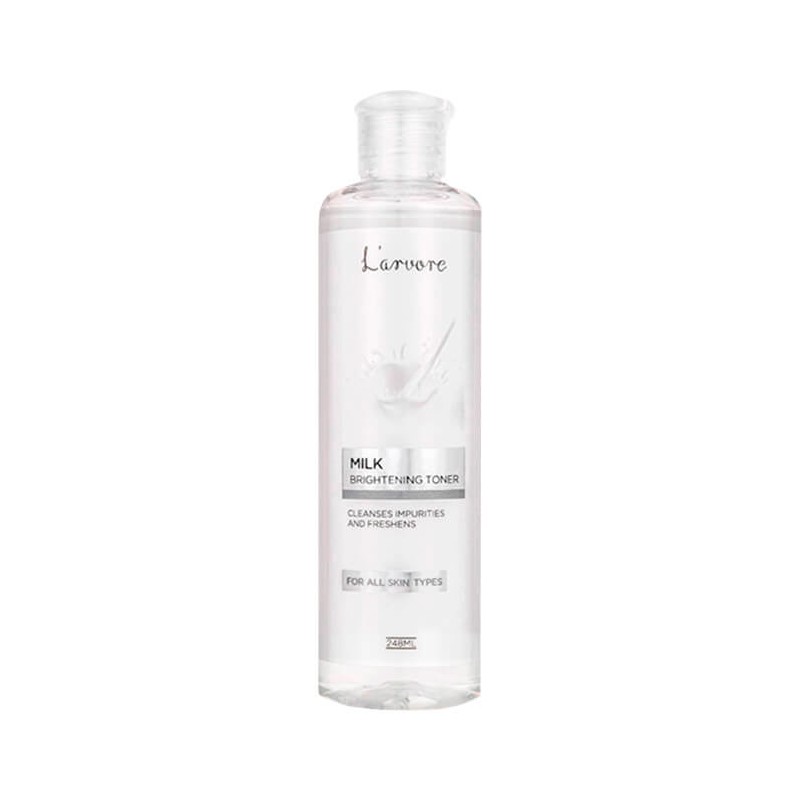 Тонер питательный с молочными протеинами MILK BRIGHTENING TONER L'ARVORE