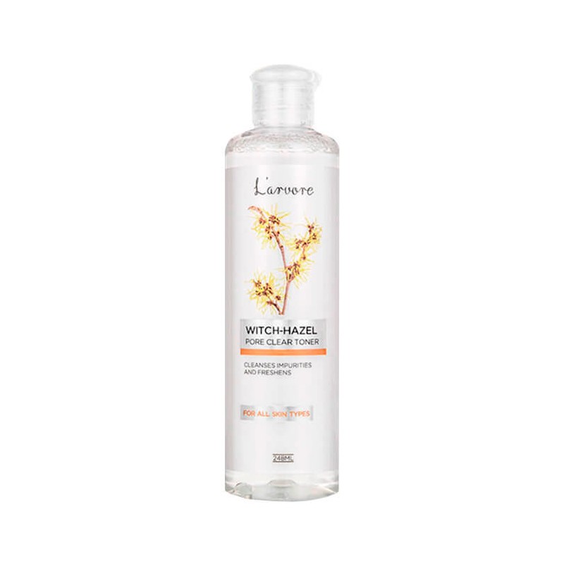 Тонер с экстрактом гамамелиса для сужения пор WITCH-HAZEL PORE CLEAR TONER L'ARVORE