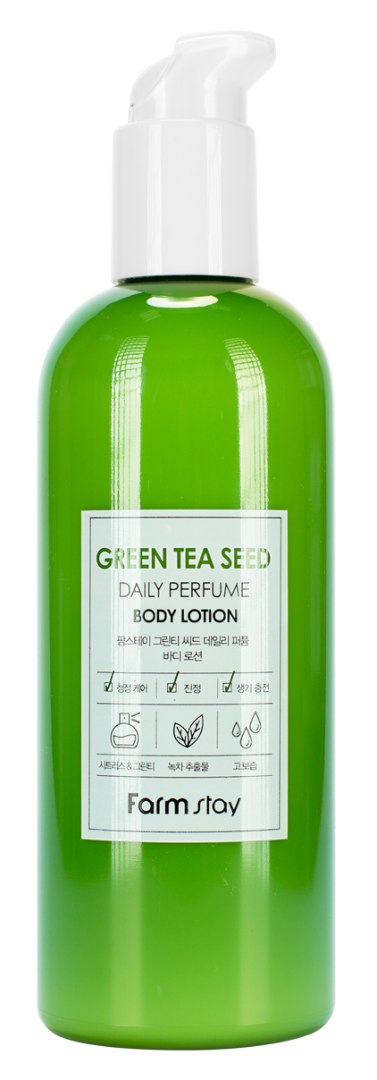 Парфюмированный лосьон для тела с экстрактом зеленого чая Green Tea Seed Daily Perfume Body Lotion FARMSTAY