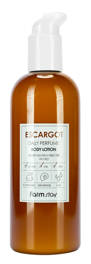 Парфюмированный лосьон для тела с муцином улитки Escargot Daily Perfume Body Lotion FARMSTAY