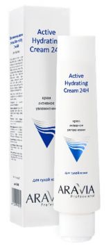 Крем активное увлажнение для лица Active Hydrating Cream 24H ARAVIA