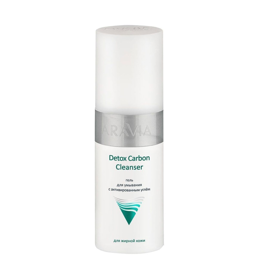 Гель для умывания с активированным углем Detox Carbon Cleanser ARAVIA