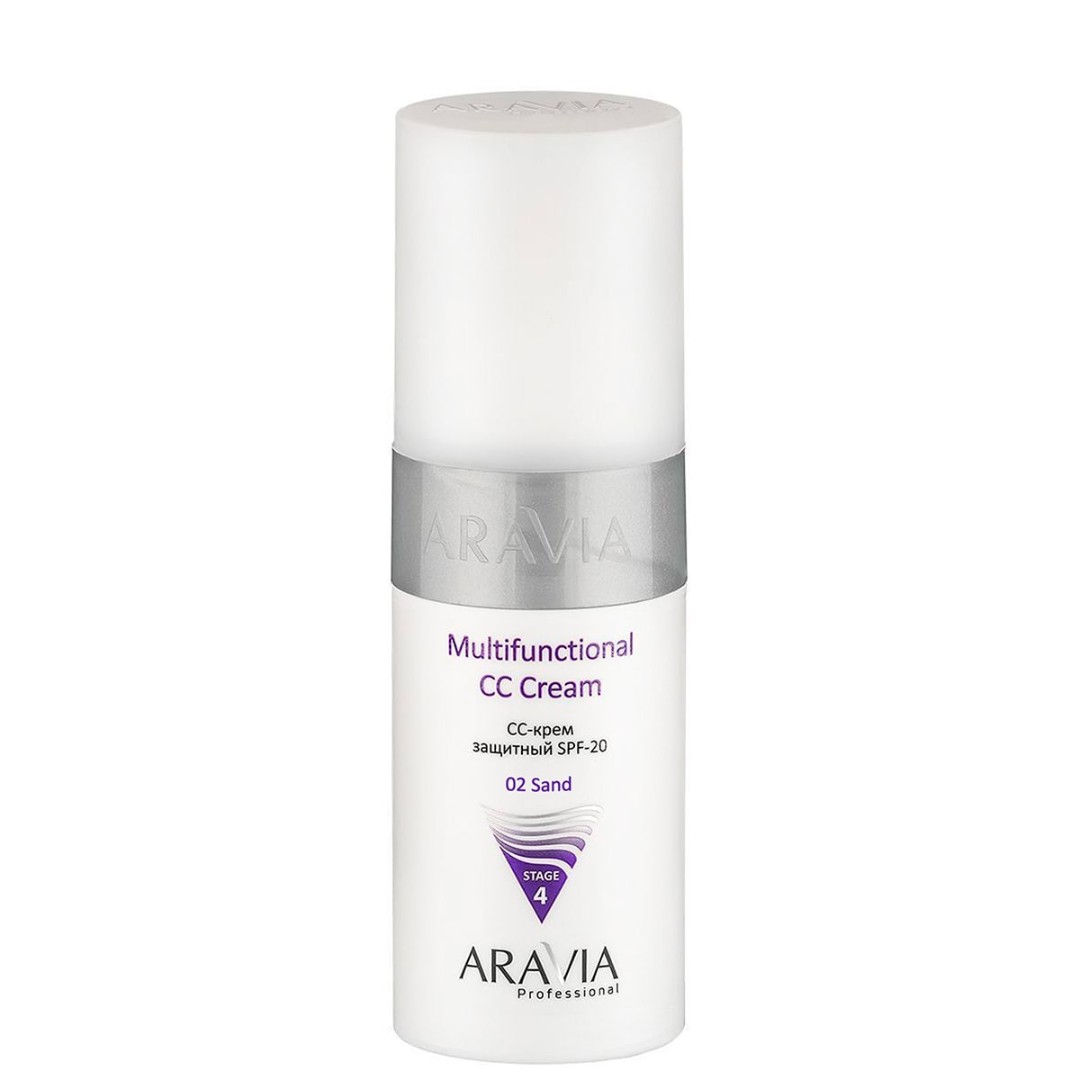 CC-крем защитный SPF-20 тон 02 Multifunctional CC Cream ARAVIA
