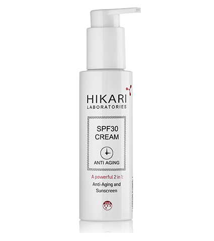 Солнцезащитный крем нового поколения SPF 30 HIKARI