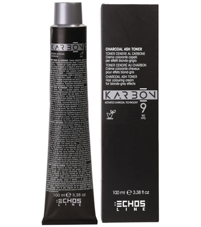 Пепельный тонер на основе угля с эффектом СЕДОЙ БЛОНД CHARCOAL ASH TONER ECHOSLINE