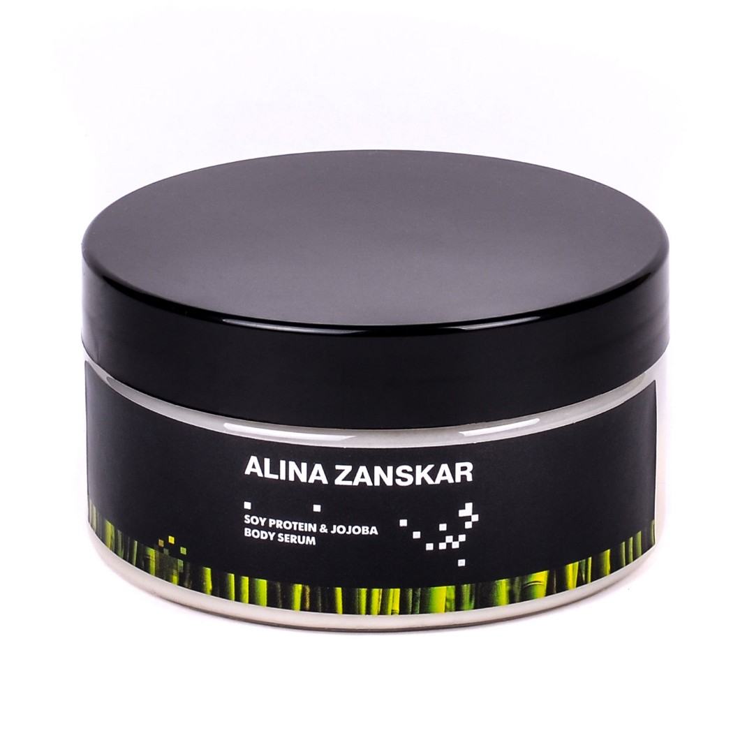 Увлажняющая сыворотка для тела с соевым протеином и жожоба NATURAL ALINA ZANSKAR