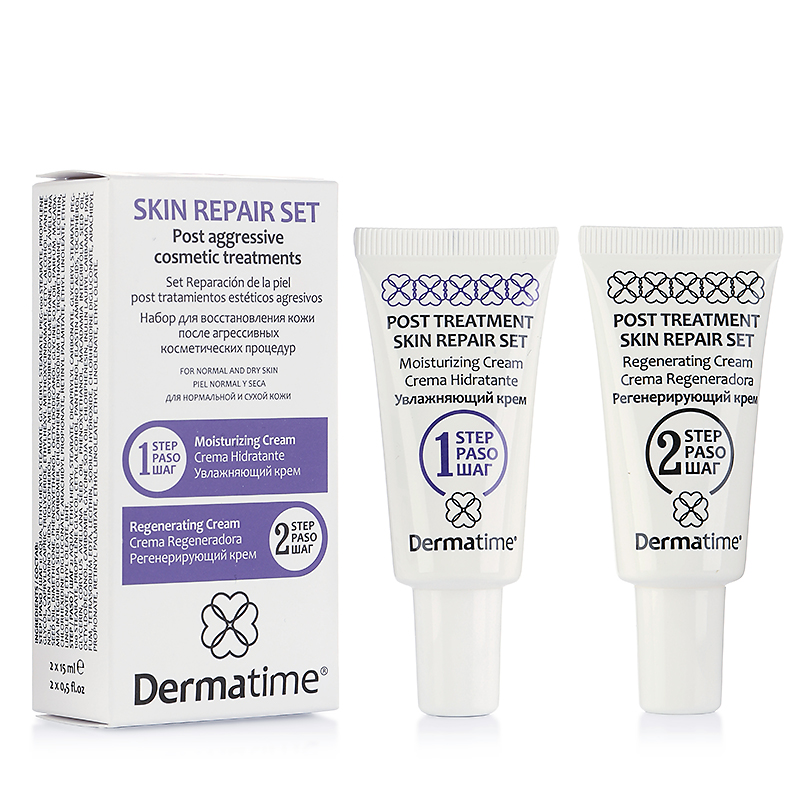 Набор для восстановления нормальной и сухой кожи SKin Repair Set DERMATIME