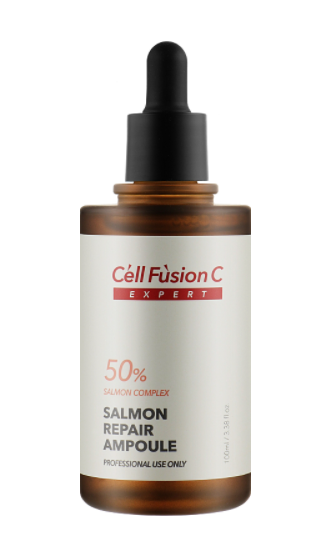 Сыворотка высококонцентрированная для зрелой кожи Salmon Rapair Ampoule CELL FUSION C