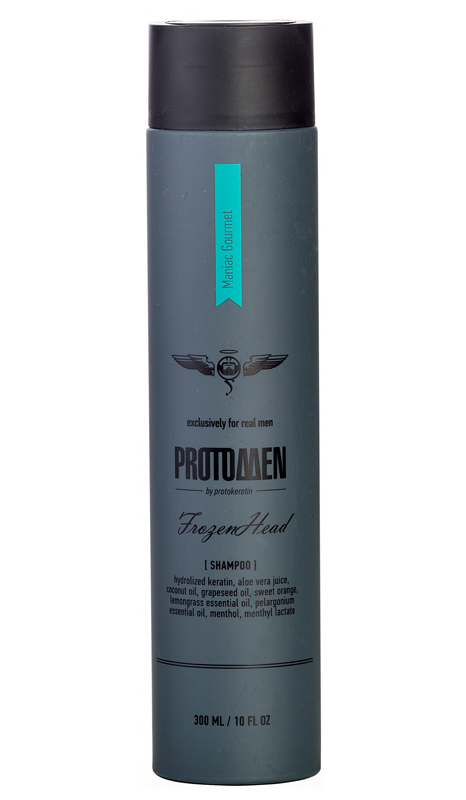 Крио-Шампунь мужской для душа FrozenHead PROTOKERATIN