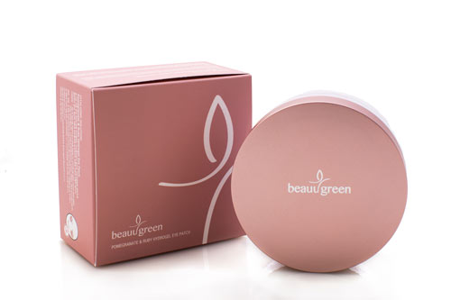 Патчи для глаз с экстрактом граната и рубиновой пудрой Hydrogel Pomegranate & Ruby EYE PATCH, premium pack (60 шт.) BEAUUGREEN