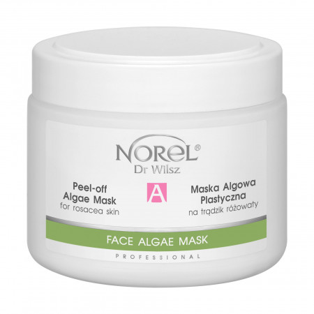 Альгинатная маска для проблемной кожи с признаками розацеа/ Peel-off algae mask for rosacea skin NOREL DR.WILSZ