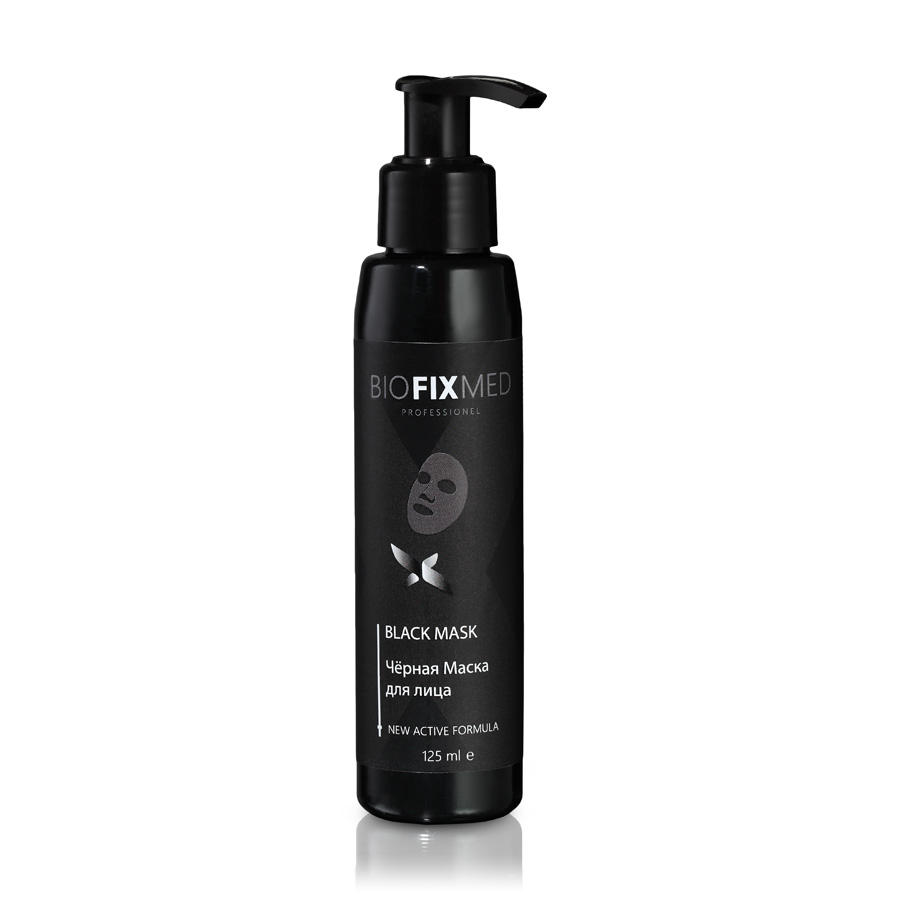 Чёрная маска для лица BLACK MASK BIO FIX MED