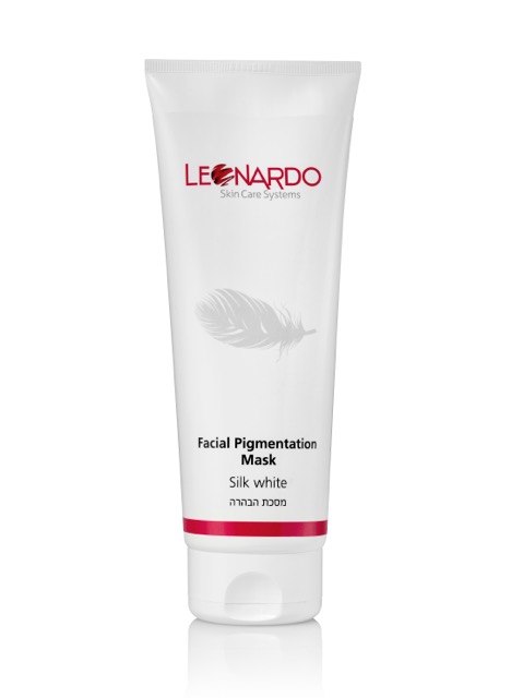 Шелковая Маска против пигментации Silk White Facial Pigmentation Mask LEONARDO