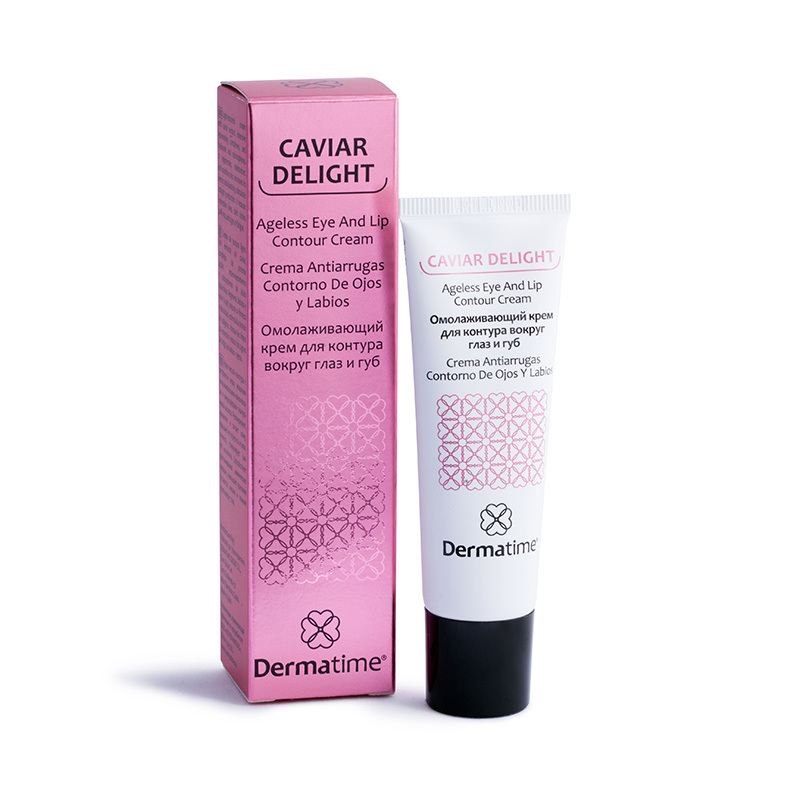 CAVIAR DELIGHT Ageless Eye And Lip Contour Cream - Омолаживающий крем для контура вокруг глаз и губ DERMATIME