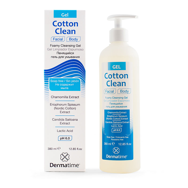 Cottonclean Foamy Cleansing Gel - Пенящийся гель для умывания DERMATIME
