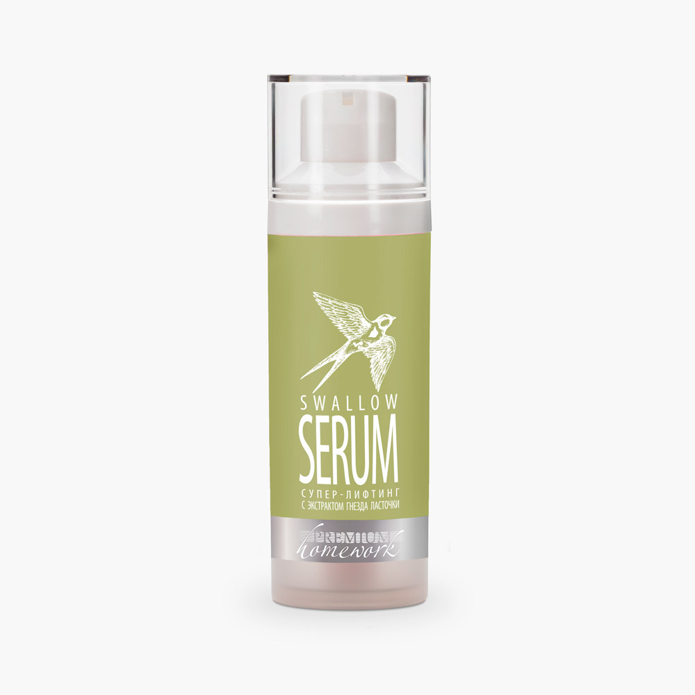 Сыворотка Супер-Лифтинг с Экстрактом гнезда ласточки Swallow Serum Homework PREMIUM