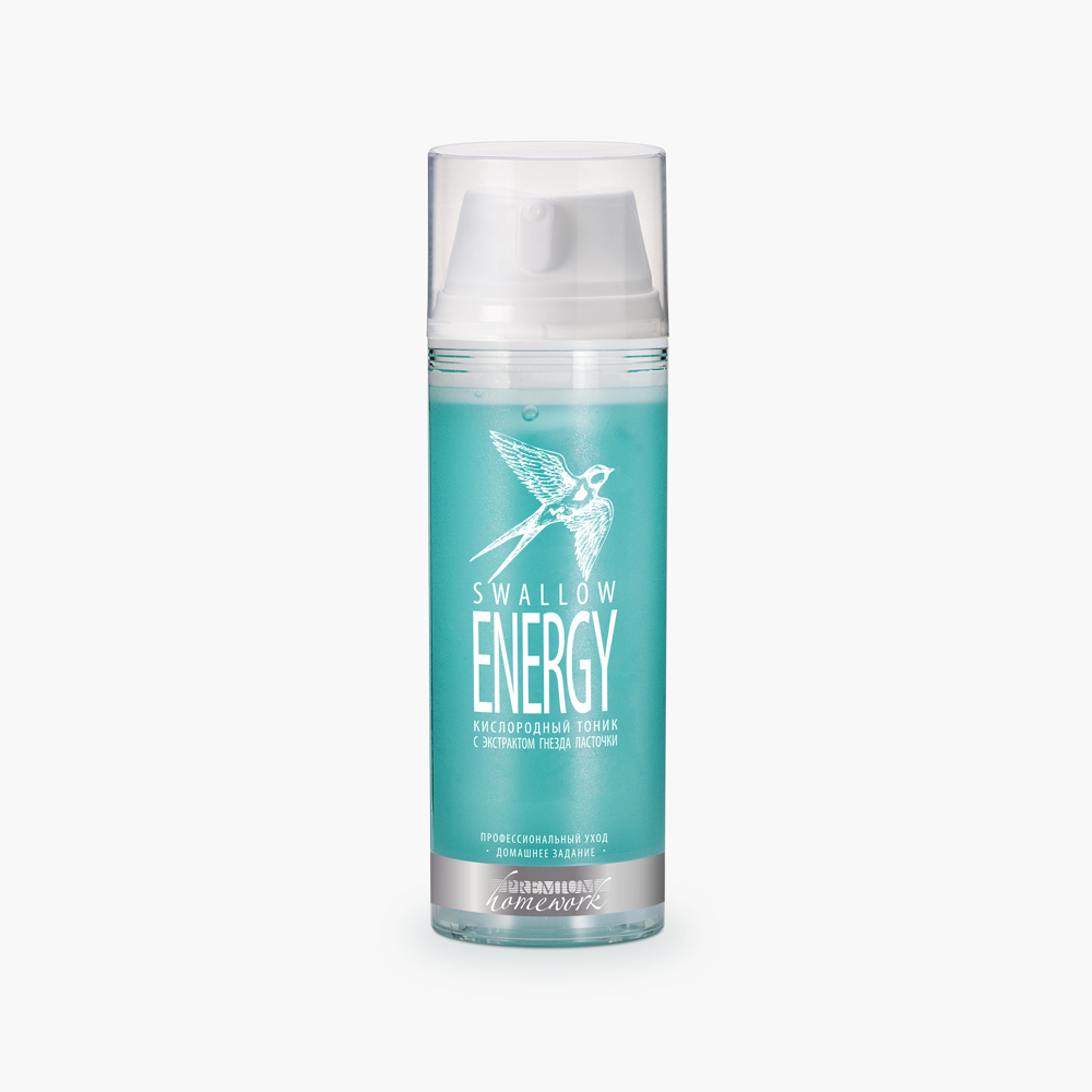 Кислородный тоник Swallow Energy мягкое очищение с экстрактом гнезда ласточки PREMIUM