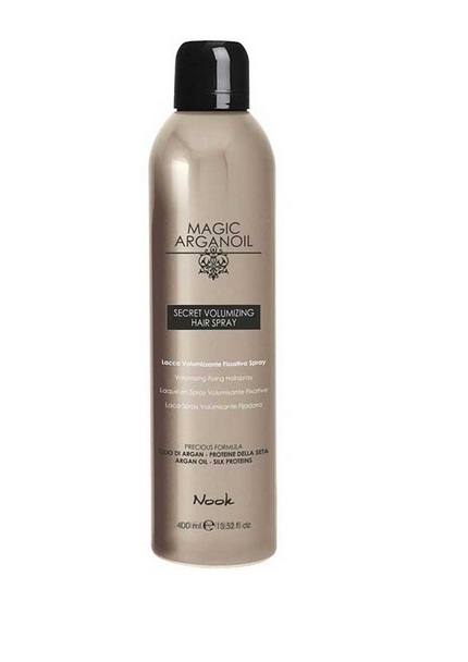 Секретный лак для объемных укладок волос Магия Арганы Secret Volumizing Hairspray NOOK
