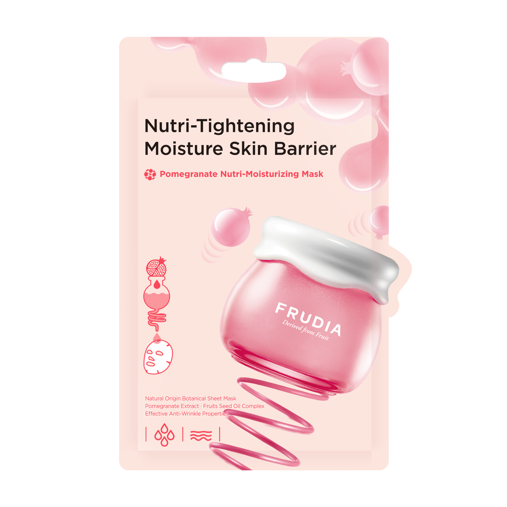 Питательная маска для лица с гранатом Pomegranate Nutri-Moisturizing Mask FRUDIA