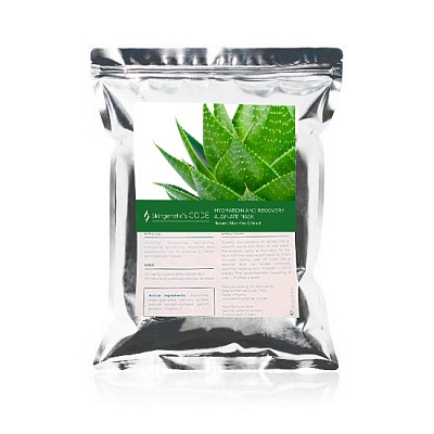 Маска для глубокого увлажнения кожи с экстрактом алоэ вера SUPERHYDRATION AND RECOVERY ALGINATE MASK SKINGENETIC'S CODE