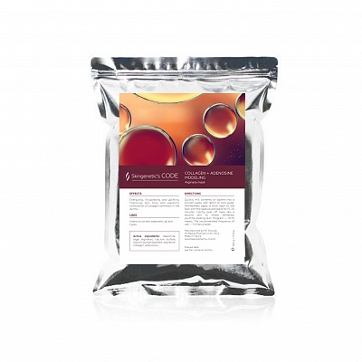 Маска моделирующая с коллагеном и аденозином COLLAGEN + ADENOSINE MODELING ALGINATE MASK SKINGENETIC'S CODE