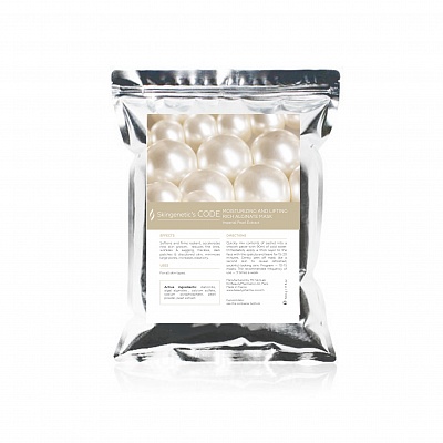 Лифтинг-маска с экстрактом жемчуга MOISTURIZING AND LIFTING RICH ALGINATE MASK SKINGENETIC'S CODE