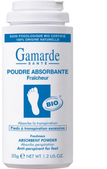 DEO-Пудра для стоп Poudre Absorbante Fraicheur GAMARDE