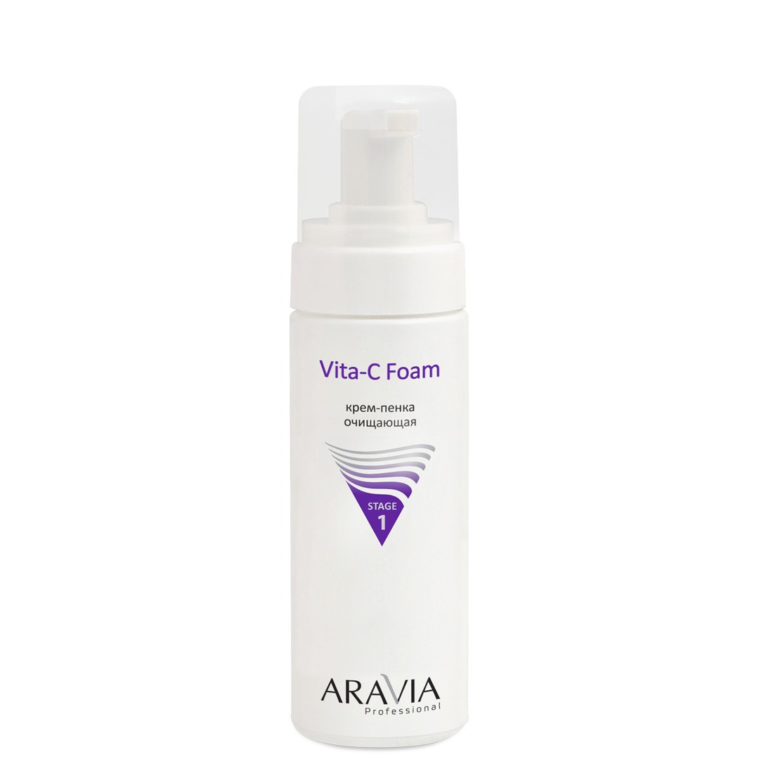 Крем-пенка очищающая Vita-C Foaming ARAVIA