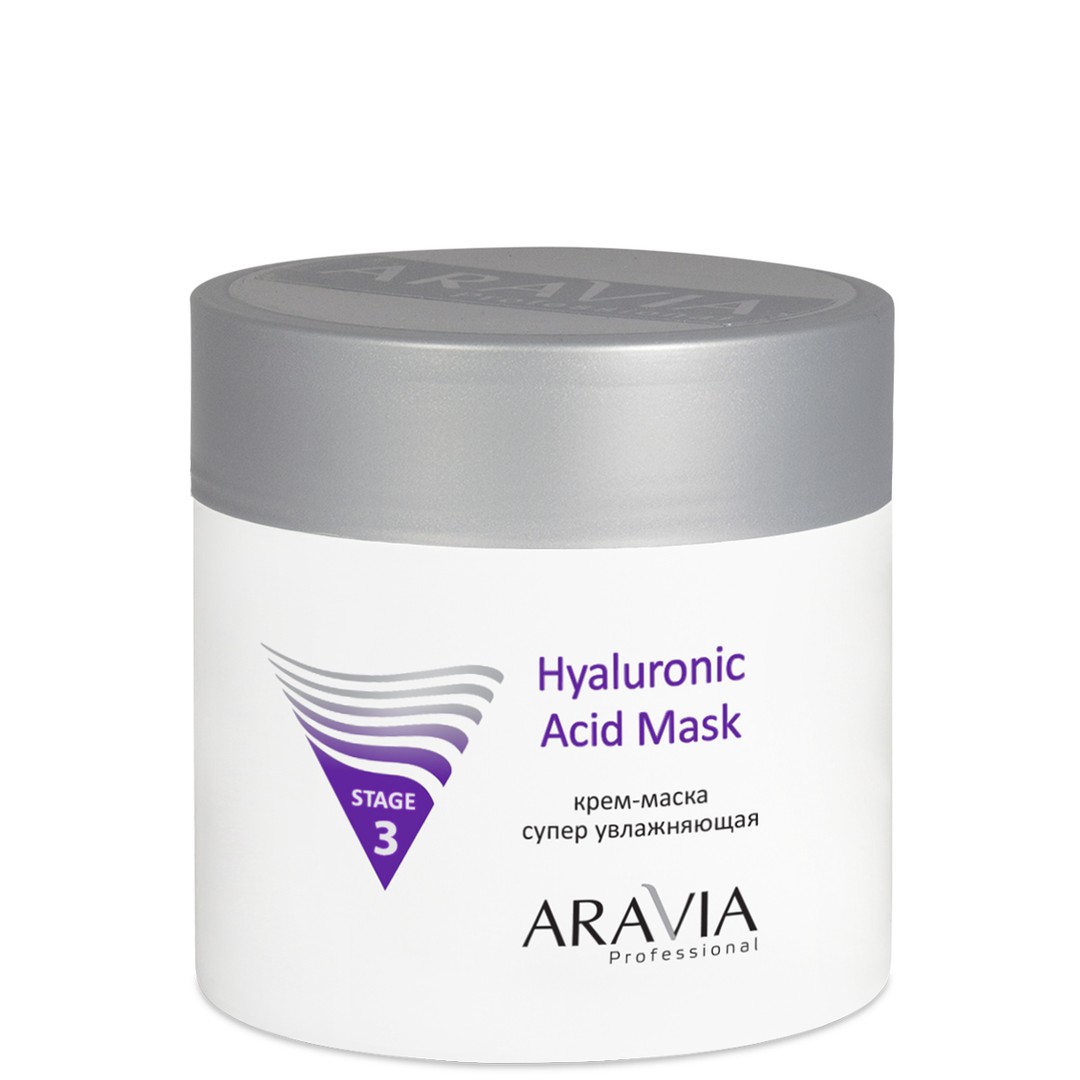 Крем-маска супер увлажняющая Hyaluronic Acid Mask ARAVIA