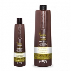 Нормализующий шампунь против жирной кожи головы Rebalance shampoo ECHOSLINE