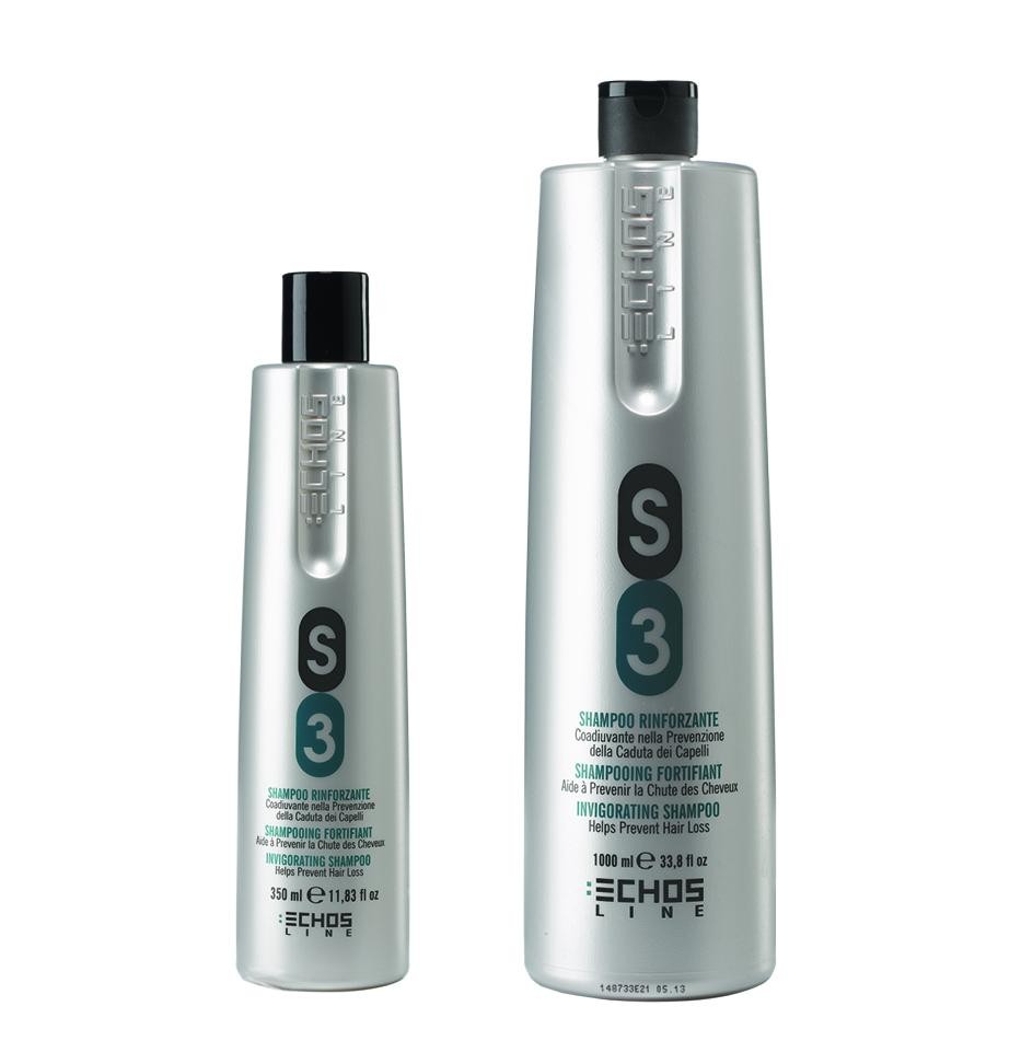 Укрепляющий шампунь против выпадения S3 Anti Hair Loss Shampoo ECHOSLINE