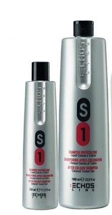 Шампунь после окрашивания и для окрашенных волос нейтральный PH S1 After Color Shampoo ECHOSLINE