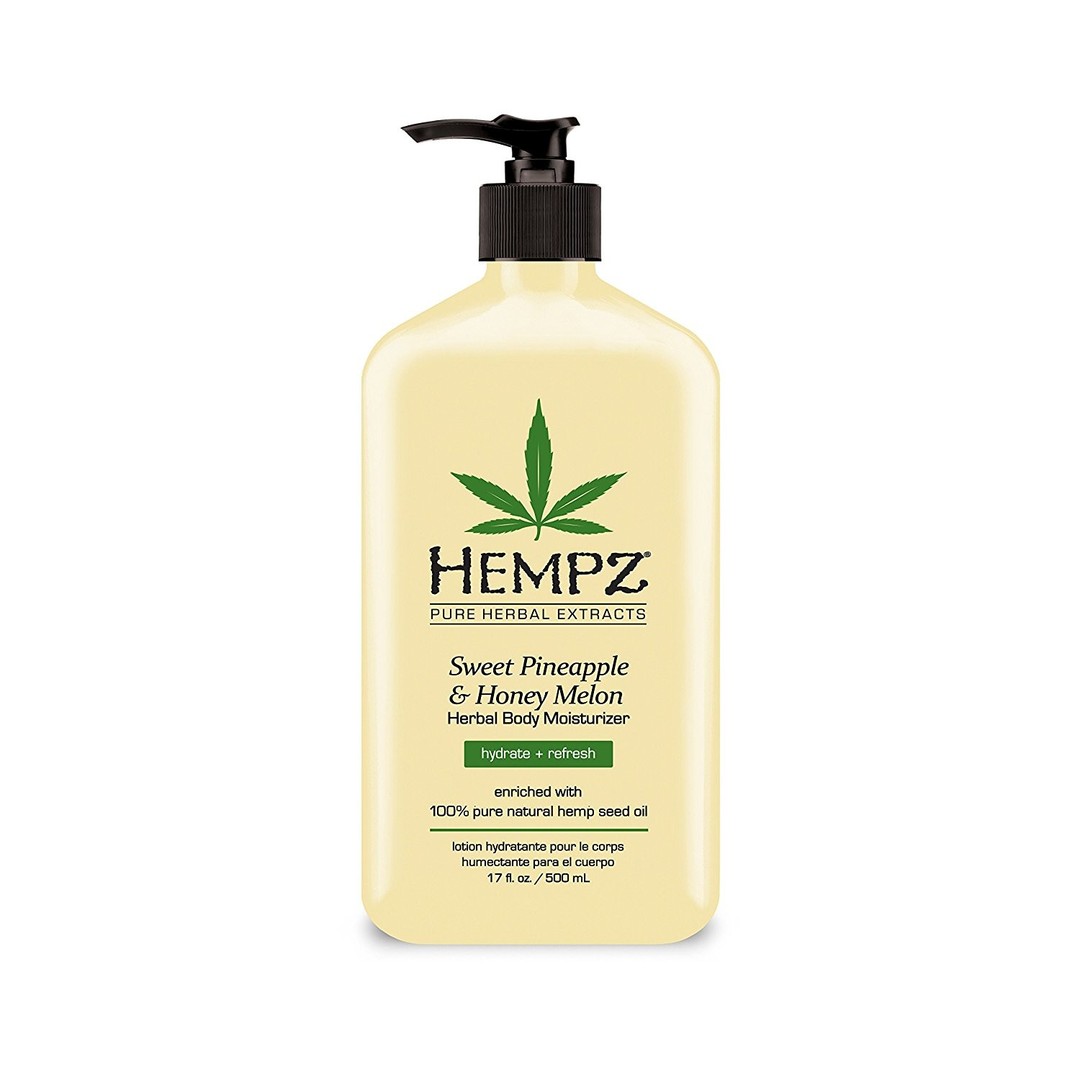 Молочко для тела увлажняющее Ананас Медовая Дыня Sweet Pineapple Honey Melon Herbal Body Moisturizer HEMPZ