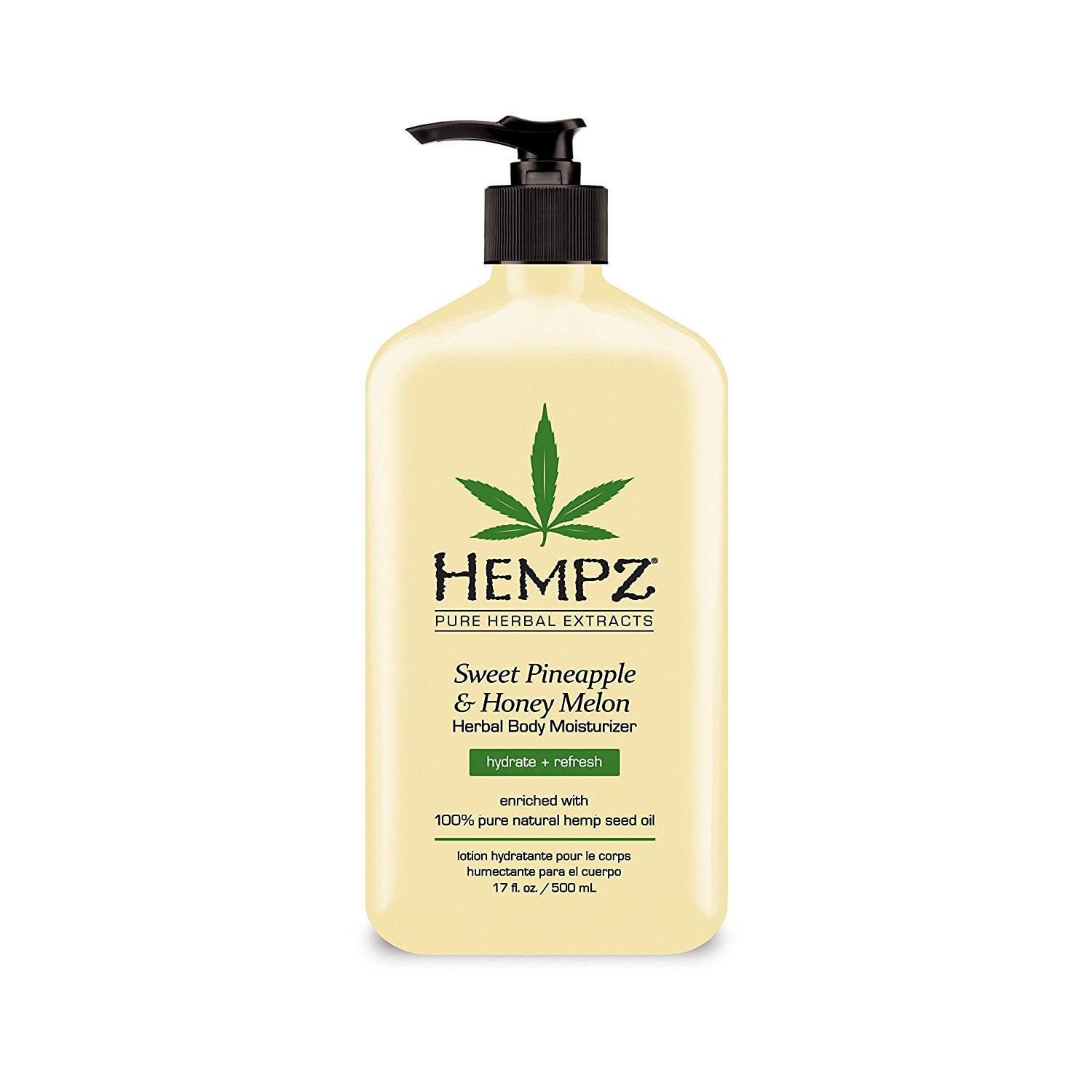 Молочко для тела увлажняющее Ананас Медовая Дыня Sweet Pineapple Honey Melon Herbal Body Moisturizer HEMPZ