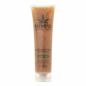 Скраб для тела Сандал и Яблоко (прозрачная туба) Body Scrub - Sandalwood Apple HEMPZ