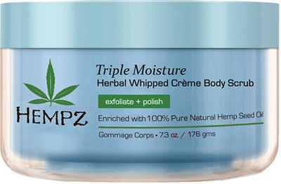 Скраб для тела Тройное увлажнение Triple Moisture Herbal Body Scrub HEMPZ