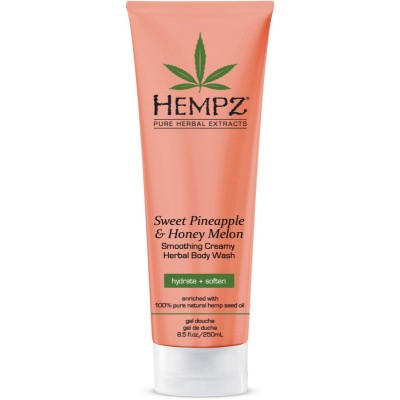 Гель для душа Ананас Медовая Дыня Sweet Pineapple Honey Melon Herbal Body Wash HEMPZ