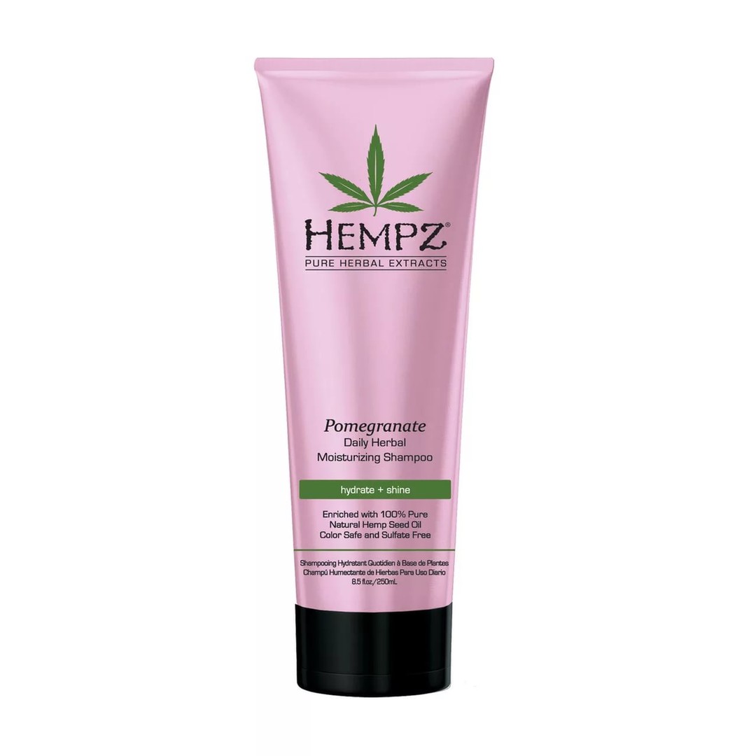 Шампунь растительный Гранат легкой степени увлажнения Daily Herbal Moisturizing Pomegranate Shampoo HEMPZ