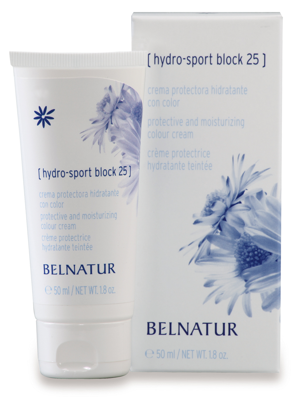Увлажняющий тонирующий крем Hydro-Sport Block BELNATUR