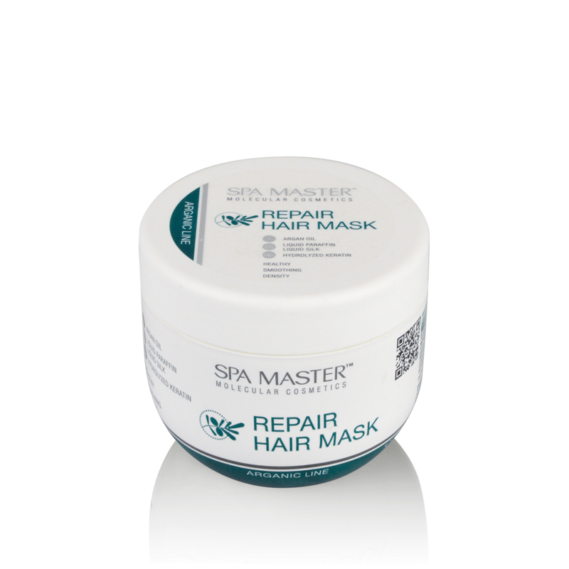 Восстанавливающая маска для волос с аргановым маслом REPAIR HAIR MASK SPA MASTER PROFESSIONAL