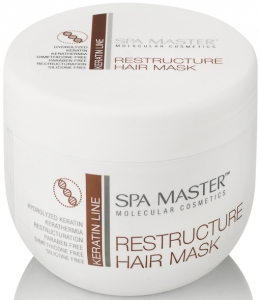 Реструктурирующая маска для волос с кератином RESTRUCTURE HAIR MASK SPA MASTER PROFESSIONAL