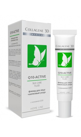 Флюид Q10-active SILK CARE MEDICAL COLLAGENE 3D