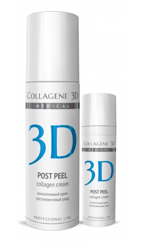 Крем для лица с УФ-фильтром SPF 7 и нейтразеном POST PEEL MEDICAL COLLAGENE 3D