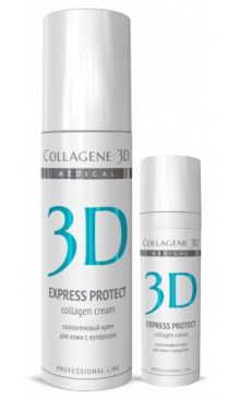 Крем для лица с софорой японской EXPRESS PROTECT MEDICAL COLLAGENE 3D