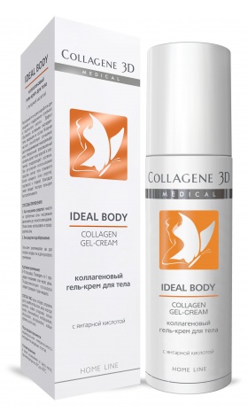 Гель для тела с янтарной кислотой IDEAL BODY MEDICAL COLLAGENE 3D