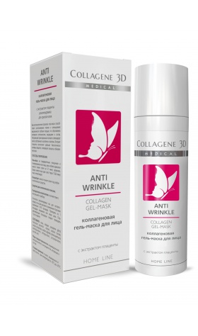 Гель-маска с плацентолью ANTI WRINKLE MEDICAL COLLAGENE 3D