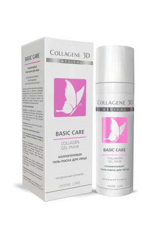 Гель-маска чистый коллаген BASIC CARE MEDICAL COLLAGENE 3D