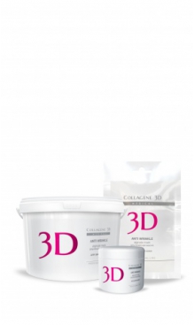 Альгинатная маска с экстрактом спирулины ANTI WRINKLE MEDICAL COLLAGENE 3D